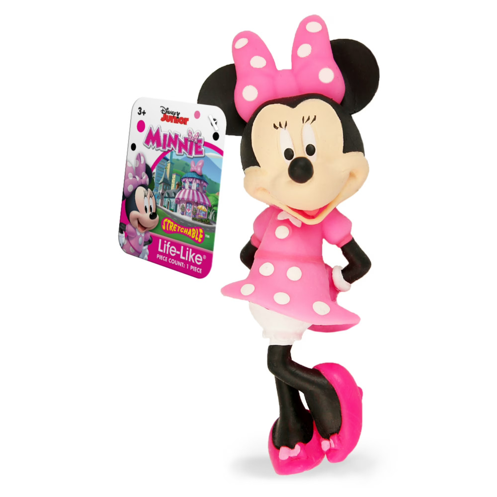🔥Disney Junior Minnie Mouse Stretchable Life Like Figure 4" Toy BNWT🔥